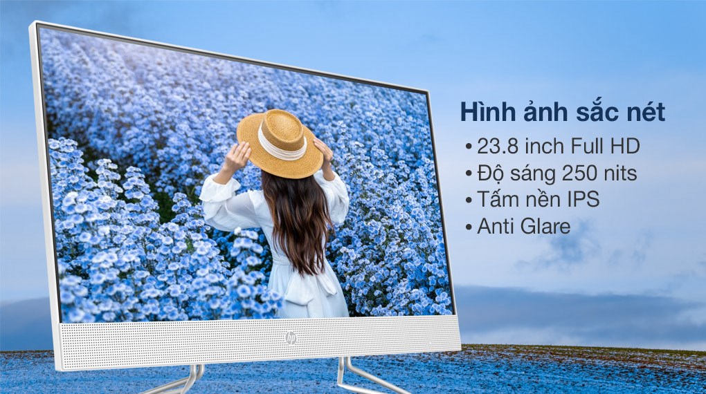 HP AIO 24 df1028d i5 1135G7/8GB/512GB/23.8" FullHD/Touch/Bàn phím/Chuột/Win10 (4B6E1PA)