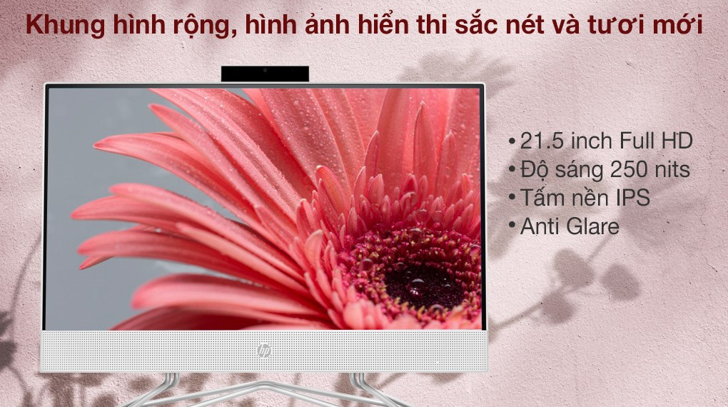 HP AIO 22 df1019d i5 1135G7/4GB/512GB/21.5" FullHD/Touch/Bàn phím/Chuột/Win10 (4B6D7PA)