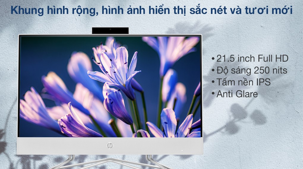 HP AIO 22 df1020d i5 1135G7/4GB/512GB/21.5" FullHD/Bàn phím/Chuột/Win10 (4B6D8PA)