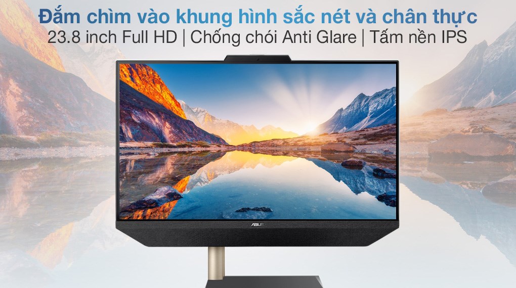 Asus Zen AiO A5401WRAT i5 10500T/8GB/512GB/23.8" FullHD/Touch/Bàn phím/Chuột/Win10 (BA020T)