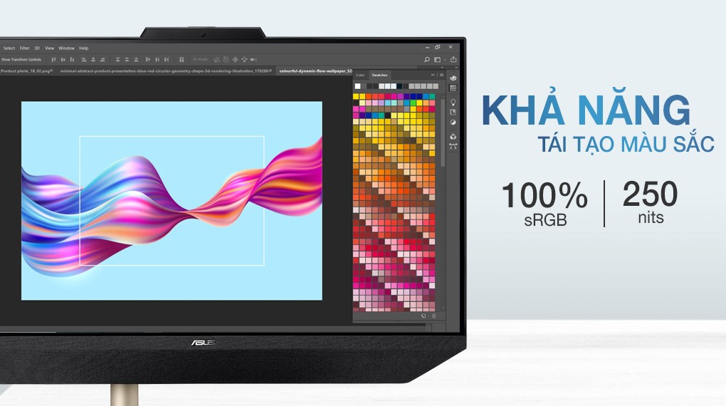 Asus Zen AiO A5401WRAT i5 10500T/8GB/512GB/23.8" FullHD/Touch/Bàn phím/Chuột/Win10 (BA020T)