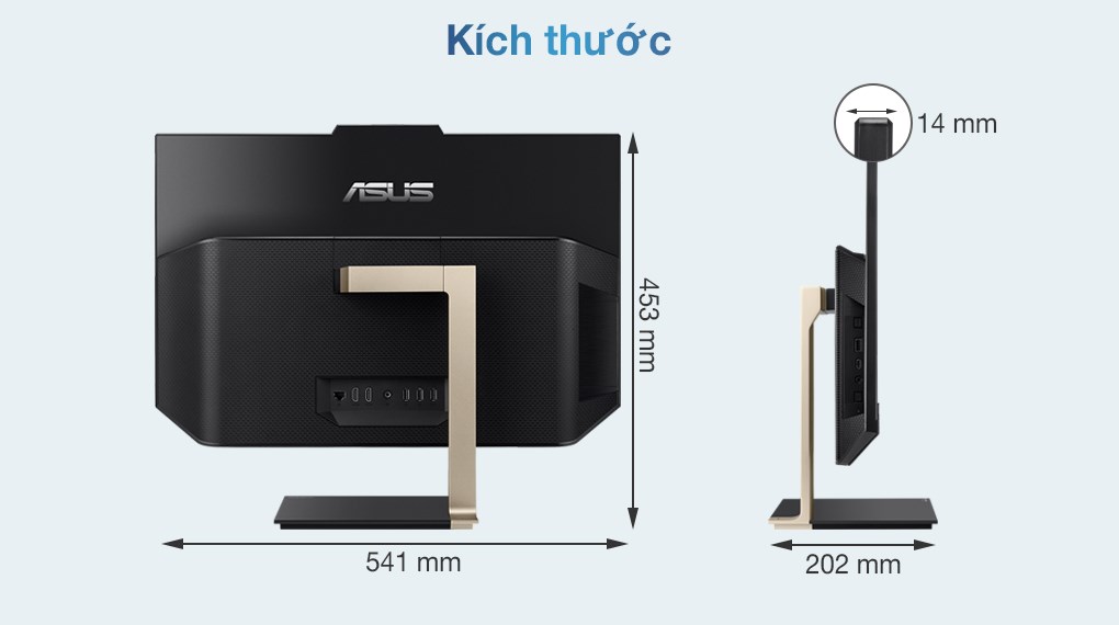 Asus Zen AiO A5401WRAT i5 10500T/8GB/512GB/23.8" FullHD/Touch/Bàn phím/Chuột/Win10 (BA020T)