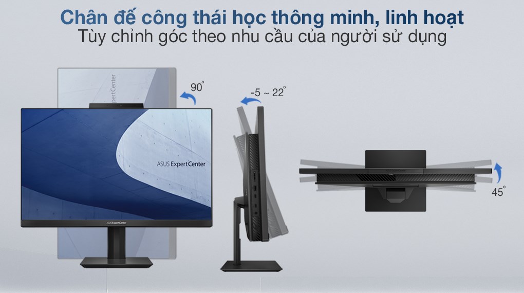 Asus ExpertCenter AIO E5202WHAK i5 11500B/8GB/512GB/21.5"FullHD/Bàn phím/Chuột//Win10 (BA045T)