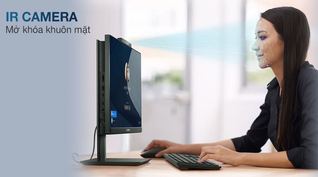 Asus ExpertCenter AIO E5202WHAK i5 11500B/8GB/512GB/21.5"FullHD/Bàn phím/Chuột//Win10 (BA045T)