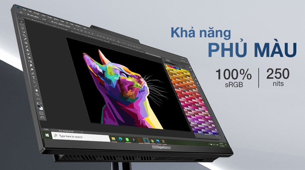 Asus ExpertCenter AIO E5402WH i5 11500B/8GB/512GB/23.8" FullHD/Touch/Bàn phím/Chuột/Win10 (BA042T)