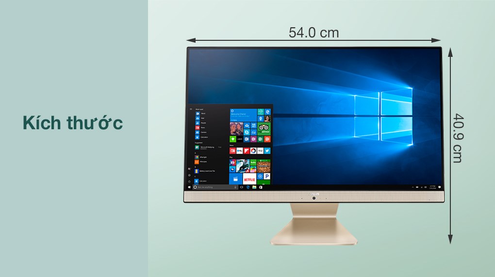 Asus AIO V241E i3 1115G4/8GB/512GB/23.8" FullHD/Touch/Bàn phím&Chuột/Win10 (BA066T)