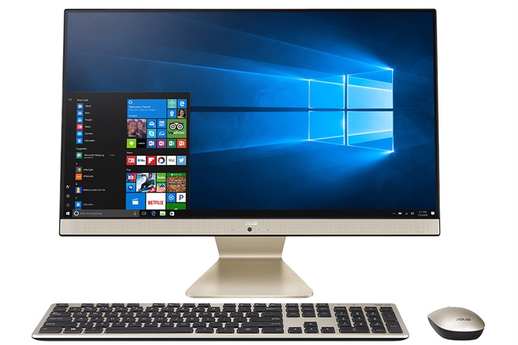 Asus AIO V241E i5 1135G7/8GB/512GB/23.8" FullHD/Touch/Bàn phím&Chuột/Win10 (BA010T) Màu Đen