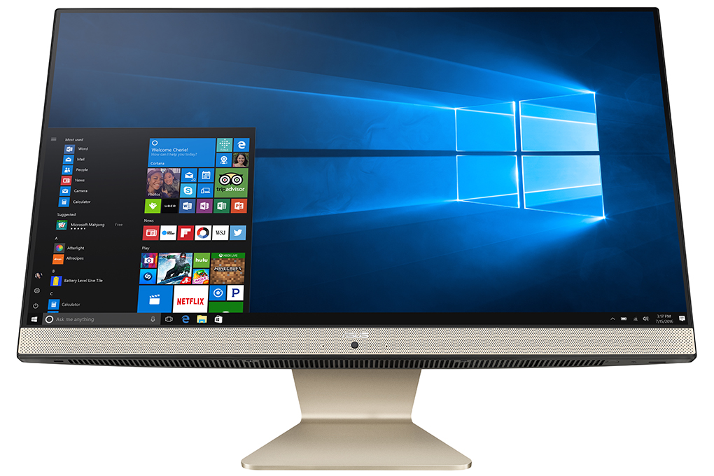 Asus AIO V241E i5 1135G7/8GB/512GB/23.8" FullHD/Touch/Bàn phím&Chuột/Win10 (BA010T) Màu Đen
