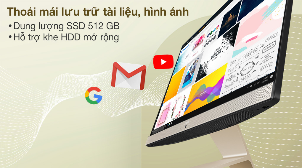 Asus AIO V241E i5 1135G7 (BA010T) - SSD Asus AIO V241E i5 1135G7 (BA010T) - SSD