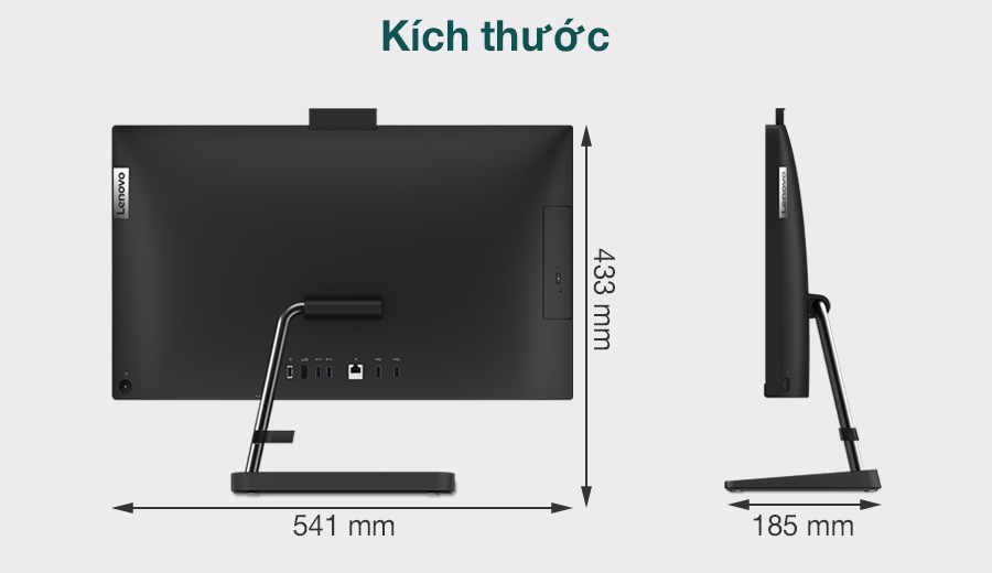 Lenovo IdeaCentre AIO 3 24ITL6 i3 1115G4/4GB/256GB/23.8" FullHD/Bàn phím&Chuột/Win10 (F0G0009BVN)