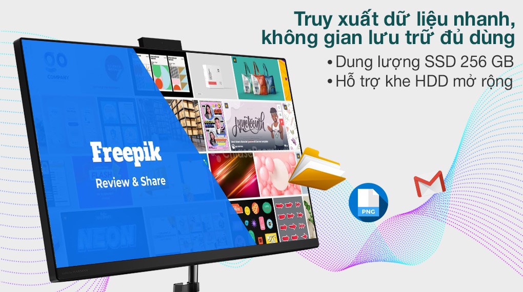 Lenovo IdeaCentre AIO 3 24ITL6 i3 1115G4/4GB/256GB/23.8" FullHD/Bàn phím&Chuột/Win10 (F0G0009BVN)