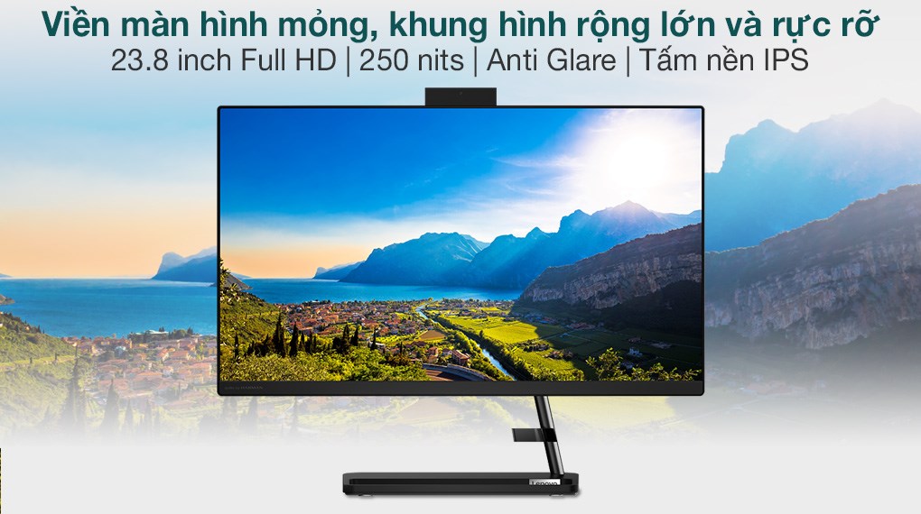 Lenovo IdeaCentre AIO 3 24ITL6 i3 1115G4/4GB/256GB/23.8" FullHD/Bàn phím&Chuột/Win10 (F0G0009BVN)