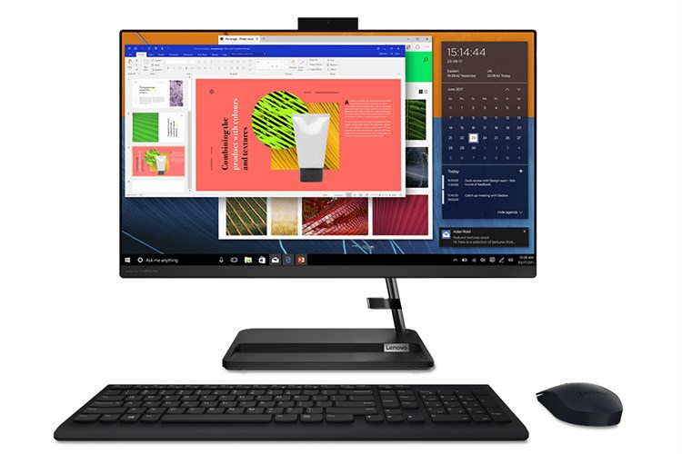 Lenovo IdeaCentre AIO 3 24ITL6 i3 1115G4/4GB/256GB/23.8" FullHD/Bàn phím&Chuột/Win10 (F0G0009BVN) Màu Đen
