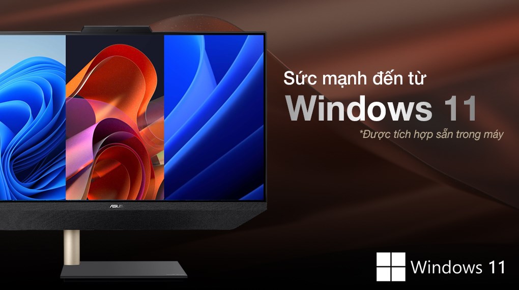 Asus Zen AIO M5401WU R5 5500U/8GB/512GB/23.8"F/Touch/Bàn phím&Chuột/Win11 (BA014W)