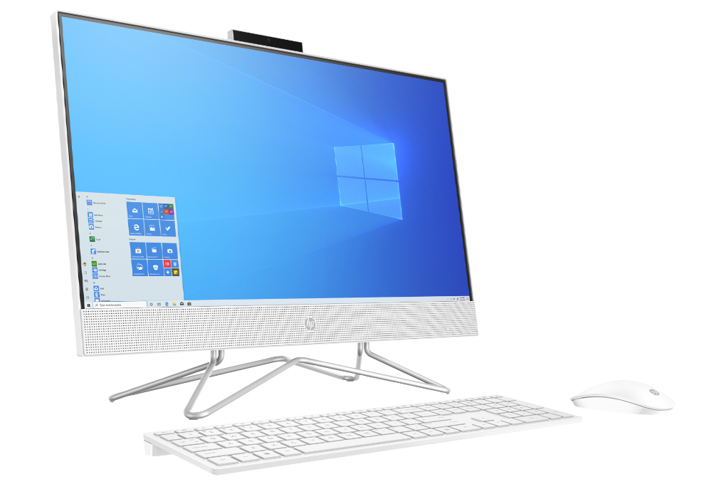 HP AIO 24 df1030d i5 1135G7/8GB/512GB/23.8"F/Bàn phím&Chuột/Win11 (4B6E3PA) Màu Trắng