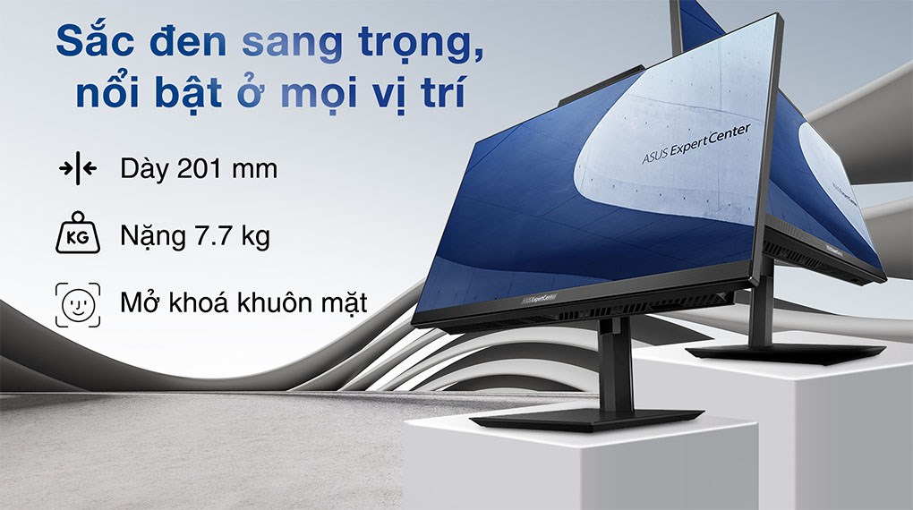 Asus ExpertCenter AIO E5202WHAK i3 11100B/4GB/512GB/Chuột&Bàn phím/Win11 (BA019W)
