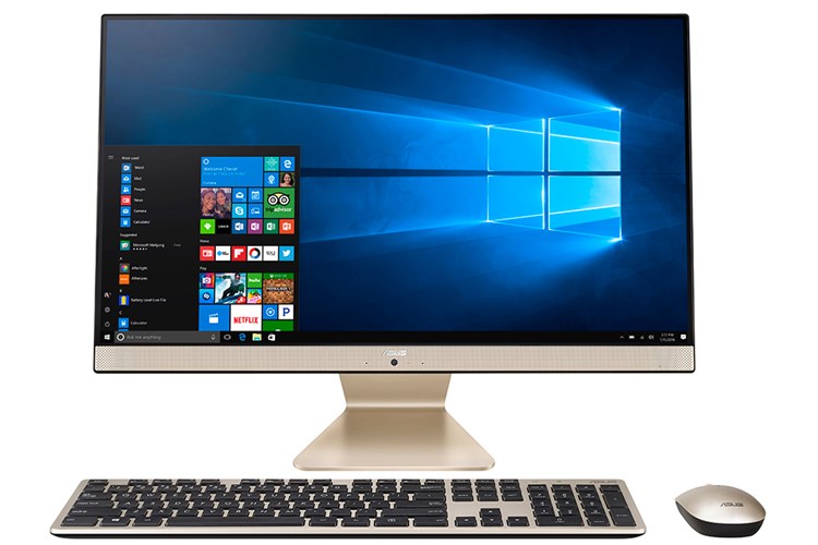 Asus AIO V241EAT i5 1135G7/8GB/512GB/23.8" FullHD/Touch/Bàn phím&Chuột/Win11 (BA025W) Màu Đen