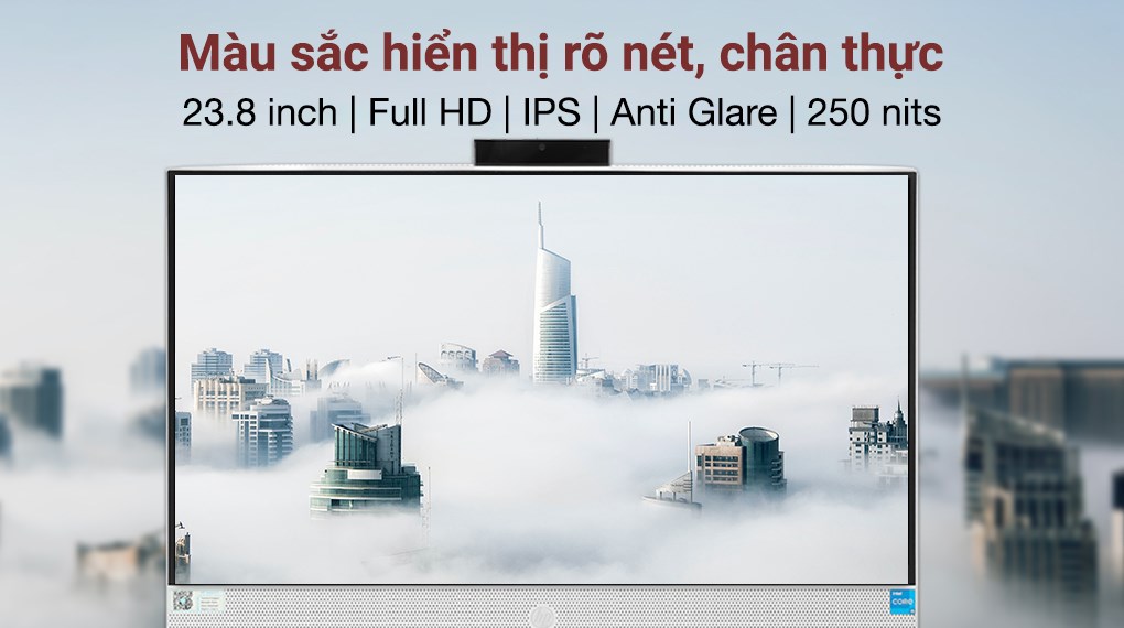 HP AIO 24-cb1011d i5 1235U/8GB/512GB/23.8"Full HD/Touch/Bàn phím&Chuột/Win11 (6K7G6PA)