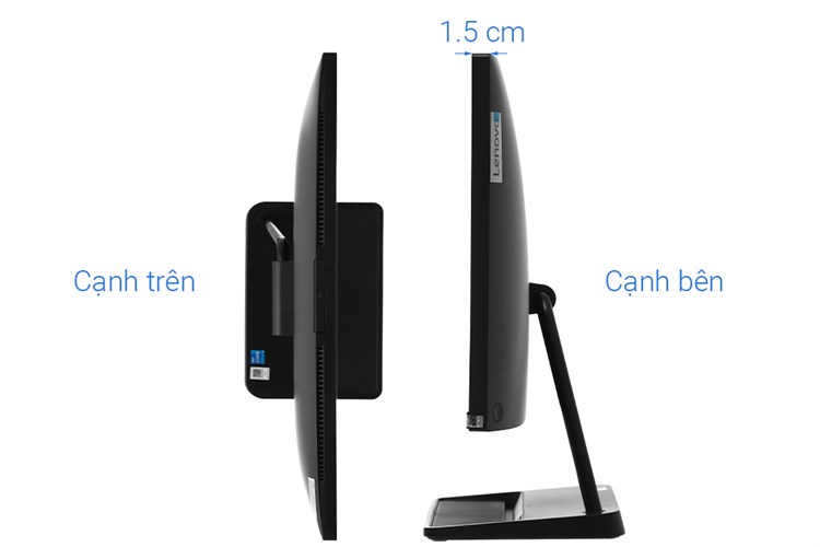 Lenovo IdeaCentre AIO 3 24ITL6 i5 1135G7/8GB/256GB/23.8"FullHD/Bàn phím&Chuột/Win11 (F0G000XBVN) Màu Đen