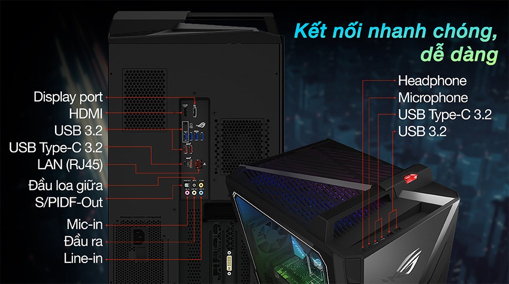 PC Gaming Asus ROG Strix G35DX-VN003W R7 5800X/16GB/1TB/8GB RTX3070/Win11