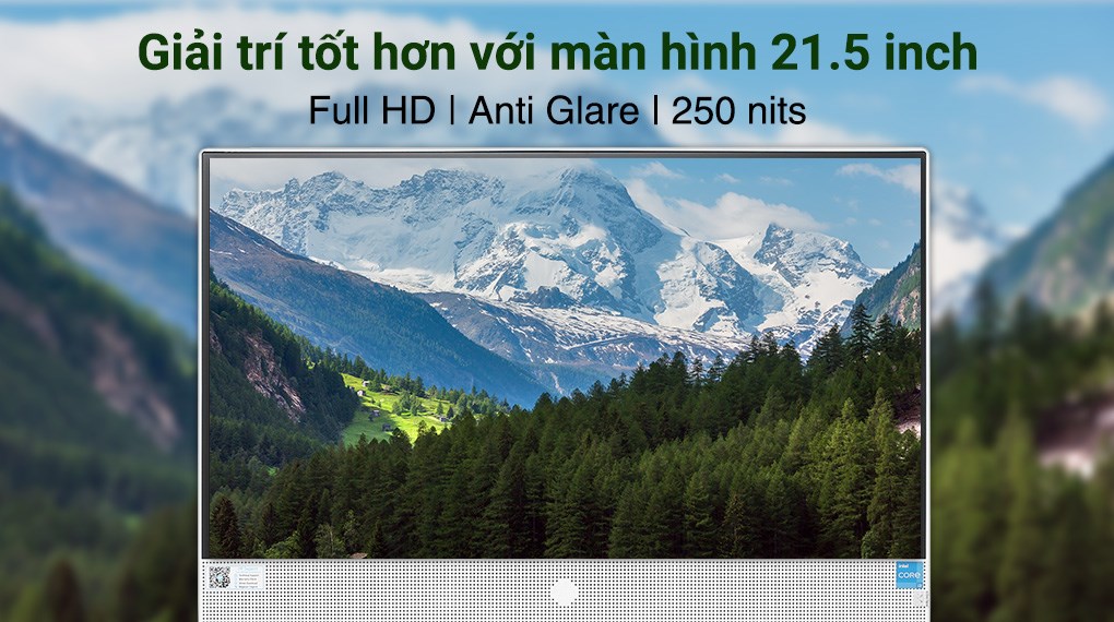 HP AIO 22 dd2012d i3 1215U/8GB/256GB/21.5"FullHD/Bàn phím/Chuột/Win11 (6K7G5PA)