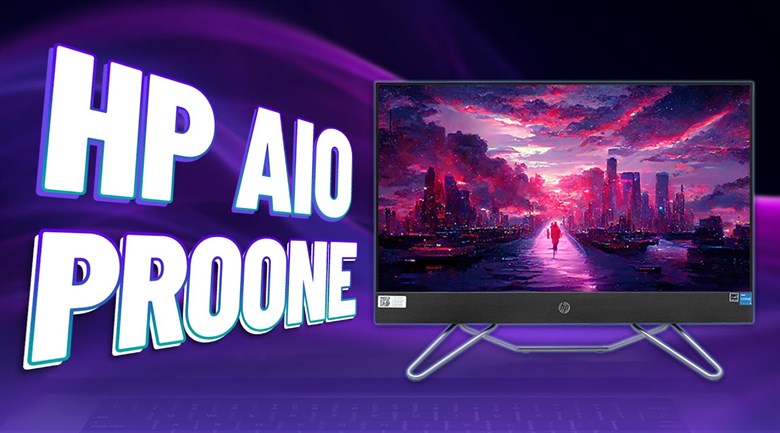 HP AIO ProOne 240 G9 i7 1255U/8GB/512GB/23.8"FullHD/Bàn phím/Chuột/Win11 (6M3V4PA)