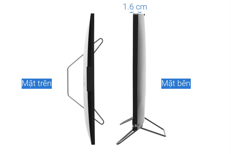 HP AIO ProOne 240 G9 i7 1255U/8GB/512GB/23.8"FullHD/Bàn phím/Chuột/Win11 (6M3V4PA) Màu Đen