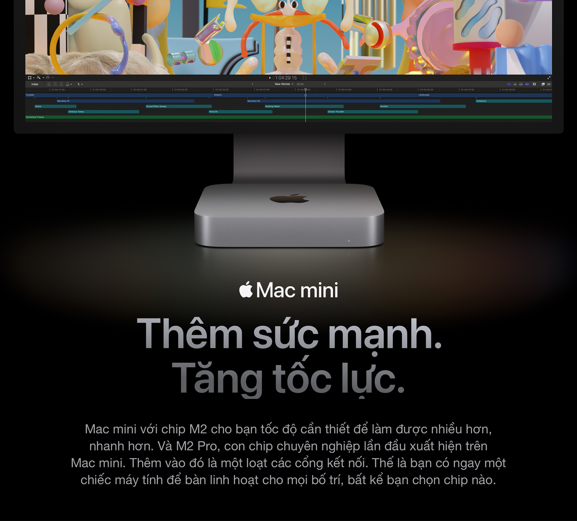 Mac mini M2 2023 10-core GPU - Giới thiệu