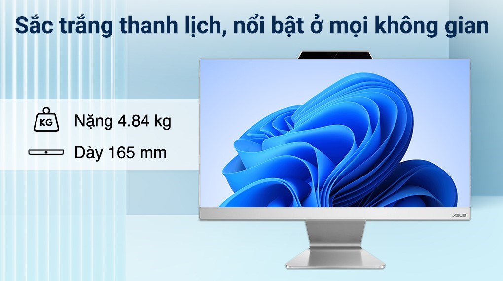 Asus ExpertCenter AIO A3202WBAK i3 1215U/8GB/512GB/21.45"FullHD/Bàn phím/Chuột/Win11 (WA024W)