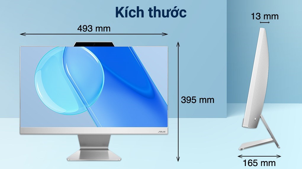 Asus ExpertCenter AIO A3202WBAK i3 1215U/8GB/512GB/21.45"FullHD/Bàn phím/Chuột/Win11 (WA024W)