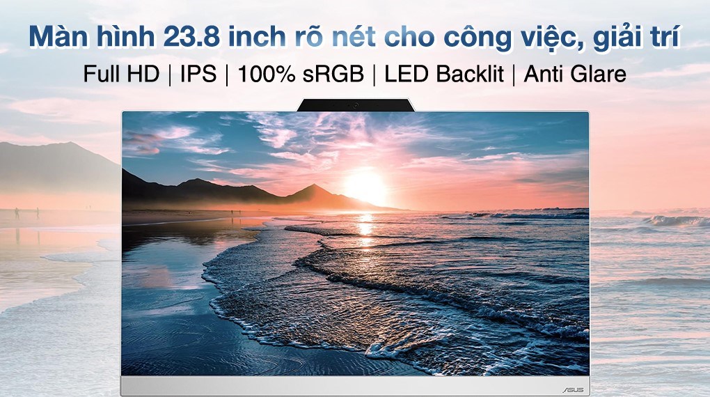Asus ExpertCenter AIO A3402WBAT i5 1235U/8GB/512GB/23.8"FullHD/Touch/Bàn phím/Chuột/Win11 (WA013W)