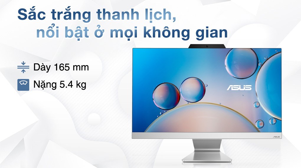 Asus ExpertCenter AIO A3402WBAT i5 1235U/8GB/512GB/23.8"FullHD/Touch/Bàn phím/Chuột/Win11 (WA013W)