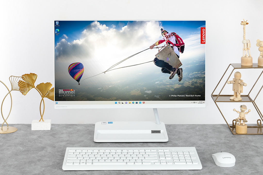 Lenovo IdeaCentre AIO 3 24IAP7 i3 1215U/4GB/256GB/23.8"F/Bàn phím/Chuột/Win11 (F0GH00FUVN) Màu Trắng