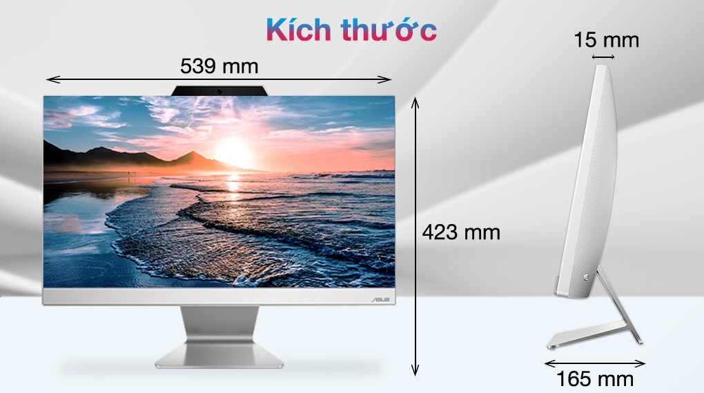 Asus Vivo AIO A3402WBAK i3 1215U/8GB/512GB/23.8"F/Bàn phím/Chuột/Win11 (WA070W)