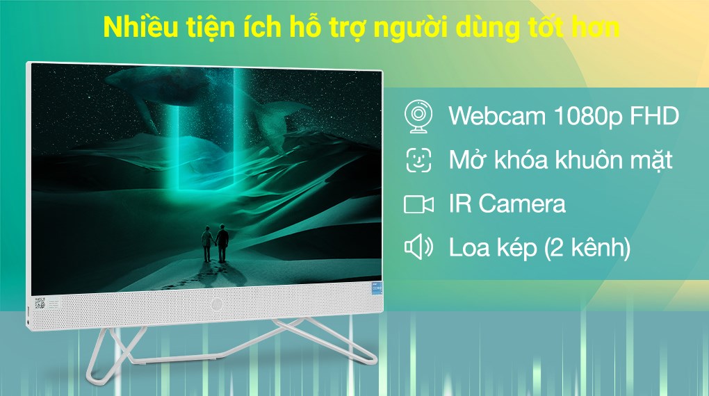 HP AIO 24 cb1025d i5 1235U/8GB/512GB/23.8"F/Bàn phím/Chuột/Win11 (7H3Z5PA)