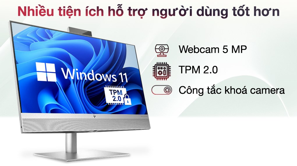 HP EliteOne 870 G9 AIO i5 12500/8GB/512GB/27"Q/Touch/Bàn phím/Chuột/Win11 (76N83PA)