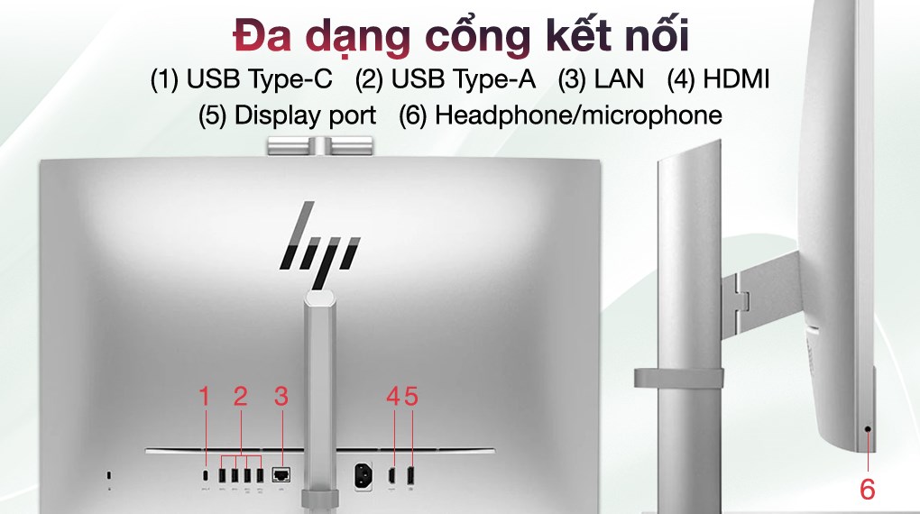 HP EliteOne 870 G9 AIO i5 12500/8GB/512GB/27"Q/Touch/Bàn phím/Chuột/Win11 (76N83PA)