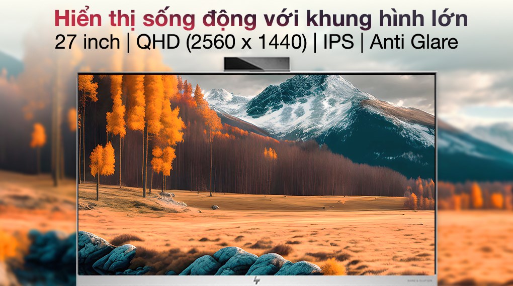 HP EliteOne 870 G9 AIO i7 12700/16GB/512GB/4GB RTX3050Ti/27"Q/Bàn phím/Chuột/Win11 (76N72PA)