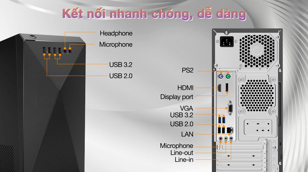 Asus S501MD i5 12400/8GB/512GB/Bàn phím/Chuột/Win11 (512400079W)