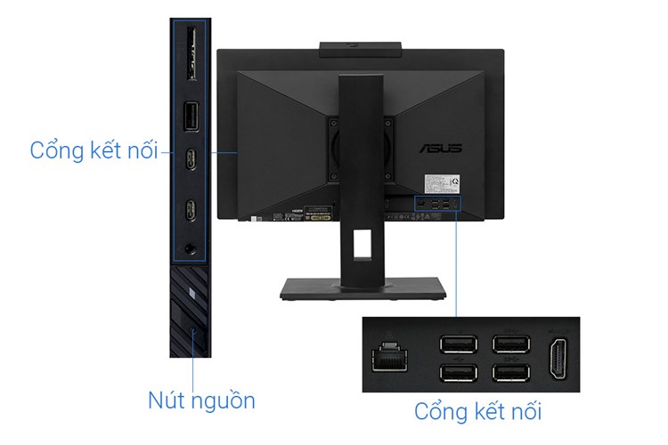 Asus ExpertCenter AIO A5402WVAK i5 1340P/8GB/512GB/23.8"FullHD/Bàn phím/Chuột Win11 Màu Đen