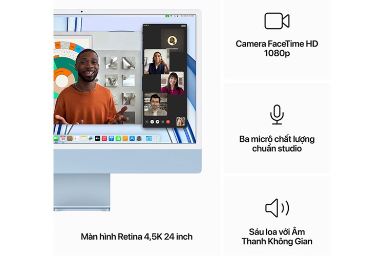 iMac 24 inch 2023 4.5K M3 8-core CPU/8GB/256GB/10-core GPU