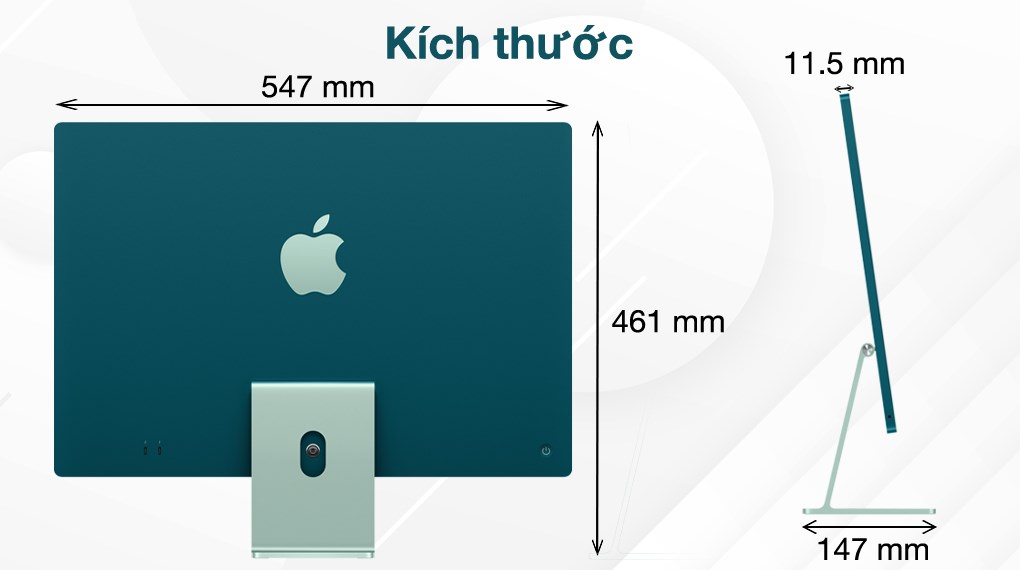 iMac 24 inch 2023 4.5K M3 8-core CPU/8GB/512GB/10-core GPU
