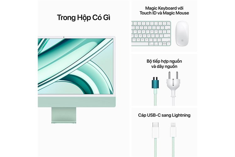 iMac 24 inch 2023 4.5K M3 8-core CPU/8GB/512GB/10-core GPU