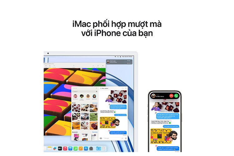 iMac 24 inch 4.5K M3 8GB/512GB Màu Xanh Dương