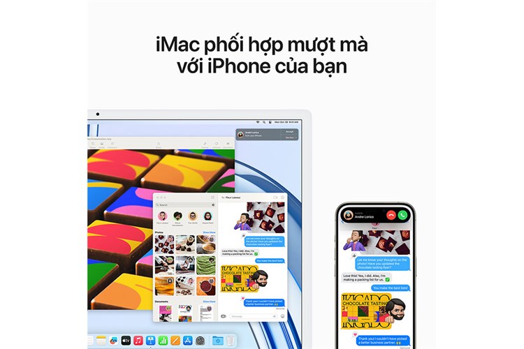 iMac 24 inch 4.5K M3 8GB/512GB Màu Bạc