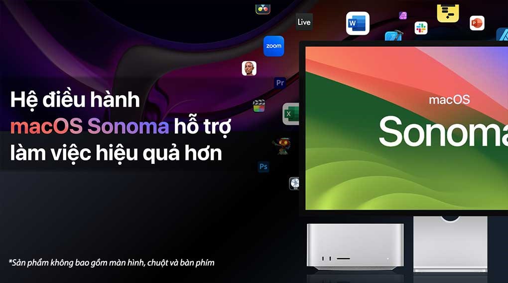 Mac Studio M2 Ultra 24-core CPU/64GB/1TB/60-core GPU (MQH63SA/A)