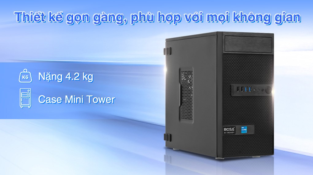 ROSA Crystal I20 i5 13400/16GB/256GB/Win11 Pro