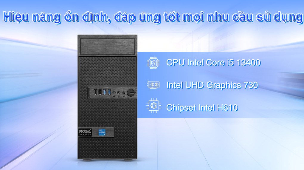 ROSA Crystal I20 i5 13400/16GB/256GB/Win11 Pro