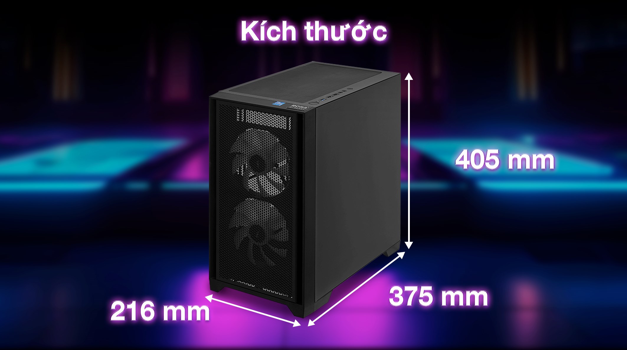 ROSA Rezo I20 i5 13400F/16GB/500GB/RTX3050 6GB/Win11 Pro