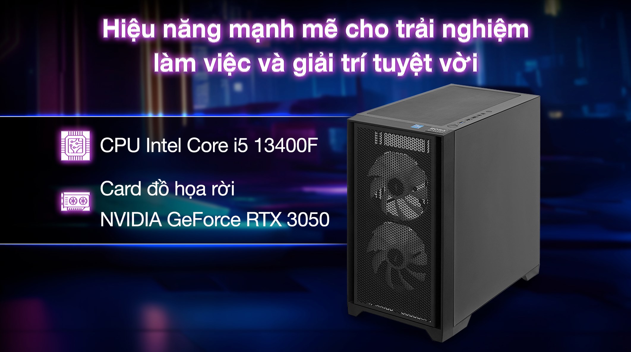 ROSA Rezo I20 i5 13400F/16GB/500GB/RTX3050 6GB/Win11 Pro
